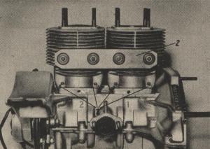Kontrollpatte zum Ausrichten der Zylinder am Trabantmotor